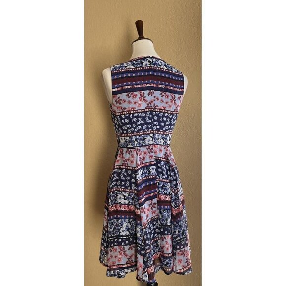 Maison Jules Womens Floral Printed Fit & Flare Dress Size S XL - Picture 9 of 12